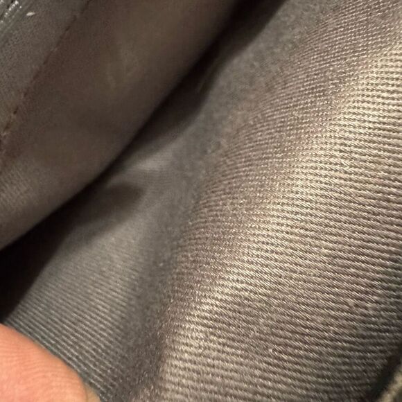 Fossil Issue No 1954 Genuine Black Leather Diamond Studded Wallet - Picture 12 of 14